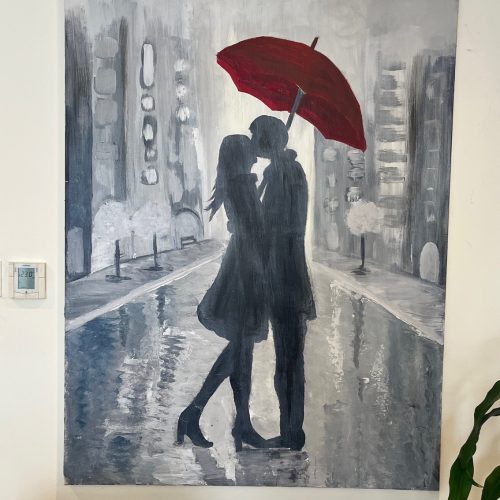 Kissing in The Rain